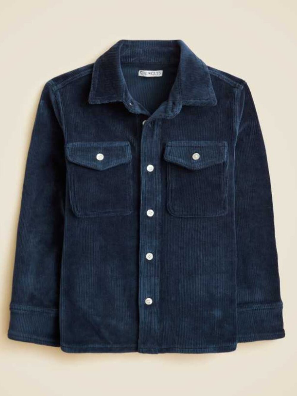 NWOT boys 10 J.Crew Crewcuts kids knit corduroy shirt in navy